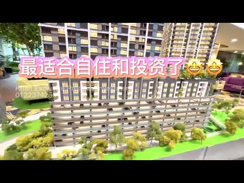 Est8Seputeh 400m walk to Midvalley, LRT&KTM station with covered walkway.Good for ownstay&investment