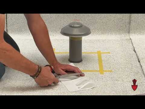 Waterproofing a plastic pipe with IKO Metatech Detail