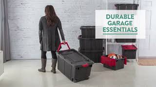 Sterilite 116 Qt Ultra Latch Box Review, These storage containers can pack so much inside of them!