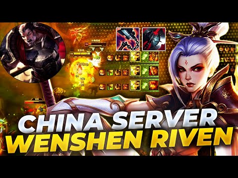 [Riven Buffs] Wenshen Riven vs Darius China Server Master Elo