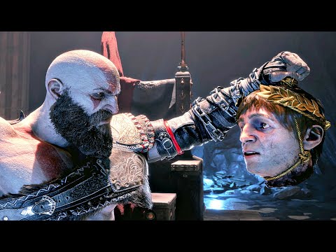 Kratos Apologizes To Helios For Ripping His Head Off - God of War Ragnarok Valhalla (2023) PS5