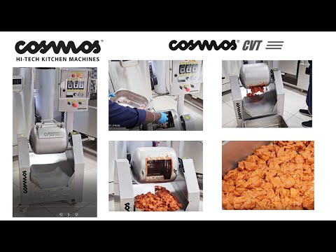 Commercial meat vacuum tumbler