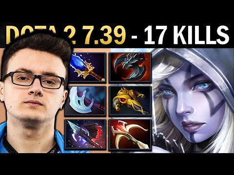 Drow Ranger Gameplay Miracle with 17 Kills and 1003 GPM - Dota 7.39