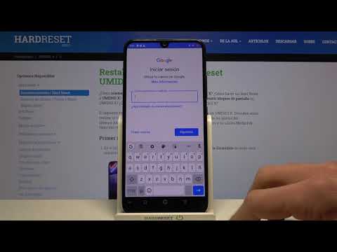 Cómo añadir y quitar cuenta de Google en UMIDIGI X - iniciar sesión en cuenta de Google