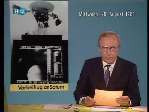 ARD Tagesschau vom 26.08.1981 - Voyager 2 Saturn