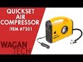 Wagan Tech Quick-Set Air Compressor/Inflator (#7301) - How-To use & Item Overview