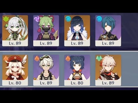 nahida hyperbloom x klee mono pyro | 3.6 spiral abyss floor 12 full clear (9 stars)