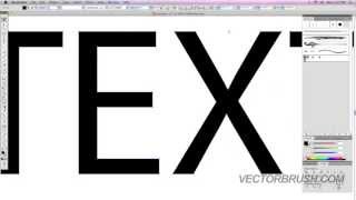 Adobe Illustrator : Turn text into vector