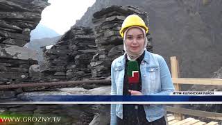 В Чечне продолжаются работы по восстановлению исторических памятников