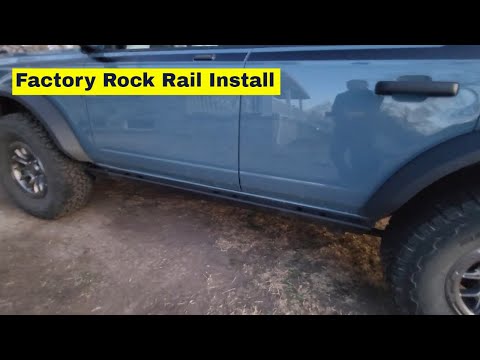 Ford Bronco Build: OEM Rock Rail Install