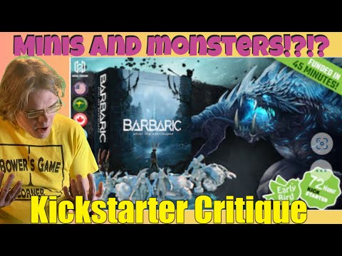 Barbaric - Kickstarter Critique Review