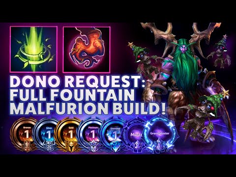 Malfurion Tranquility - DONO REQUEST: FULL FOUNTAIN MALFURION BUILD! - Bronze 2 Grandmaster S3 2022