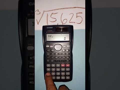 [Easy] Cube Root of a Number using Scientific Calculator?      3√