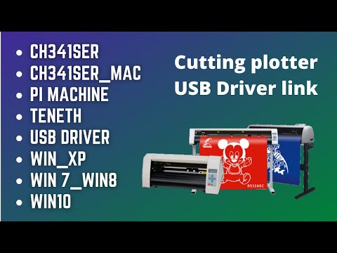 Cutting Plotter Drivers windows 7/8/9/10