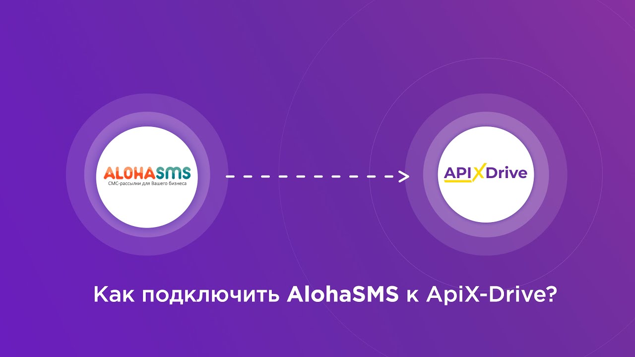 Подключение AlohaSMS Подключение AlohaSMS