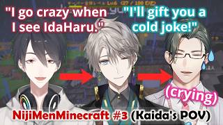 【ENG SUB】NijiMen Minecraft Server Highlights #3【Kaida Haru 甲斐田晴 / NIJISANJI にじさんじ 】