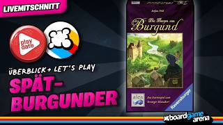 DIE BURGEN VON BURGUND - Brettspiel - Regeln & Let's Play - Board Game Arena