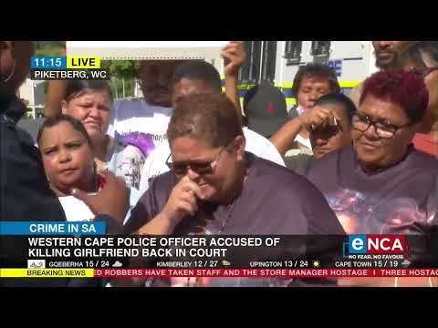 Western Cape police officer accused of killing girlfriend returns to court