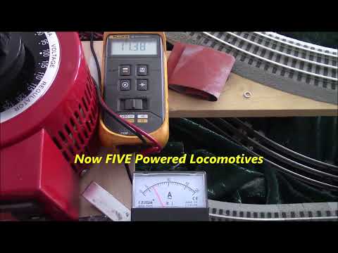 AC Power Supply & Ammeter To Monitor Current Loads For 1960's Lionel Alco FA Project Locomotives