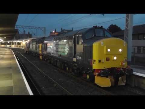 37419/37259 6K73 Sellafield - Crewe flask(s) 1st October 2013