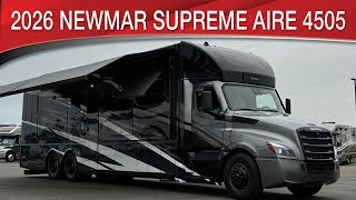 A preview image of the linked video showcasing 2026 Newmar Summit Aire 4505