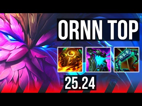 ORNN vs GAREN (TOP) | 43K damage, 5k gold comeback | EUW Master | 25.24