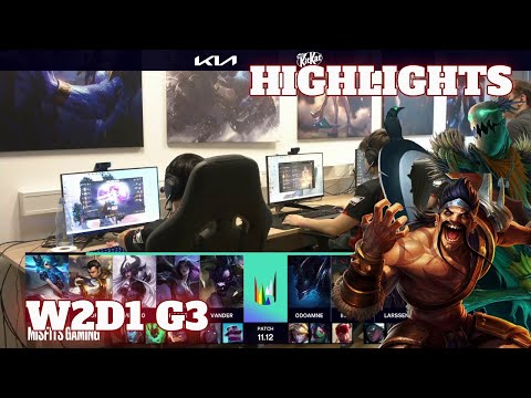 MSF vs RGE - Highlights | Week 2 Day 1 S11 LEC Summer 2021 | Misfits vs Rogue