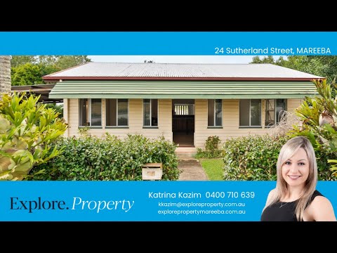 24 Sutherland Street, Mareeba, QLD 4880, 3 Bedrooms, 1 Bathrooms, House