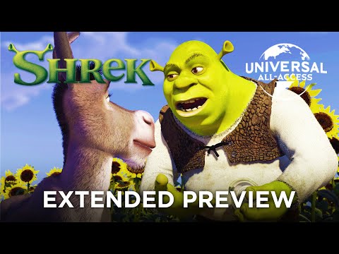 Shrek | Shrek Meets Donkey | Extended Preview