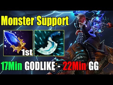 [Disruptor] WTF Support 17Min GODLIKE - 22Min Call GG With First Item Scepter (FullGame Dota2 7.22H)