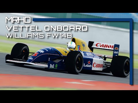 Assetto Corsa Vettel drives the Williams FW14b around Silverstone