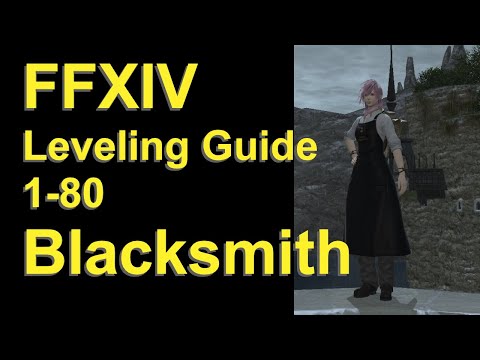 OUTDATED - FFXIV Blacksmith Leveling Guide 1 to 80 - post patch 5.58