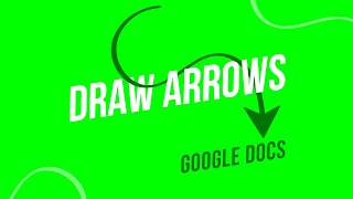 How to Add an Arrow in Google Docs | Put Arrow Google Docs