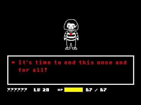 (再うp)Fighting...YOU!?DETERMINATION Chara? Genocide Fight![undertale fangame]