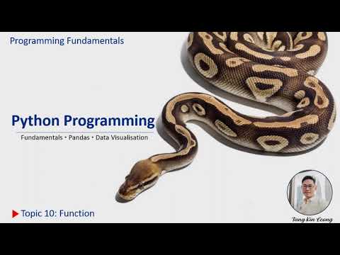 Python Topic10 Function