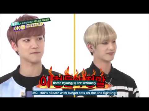 [ENG SUB] 140507 Weekly Idol Ep 145 100% & BESTie