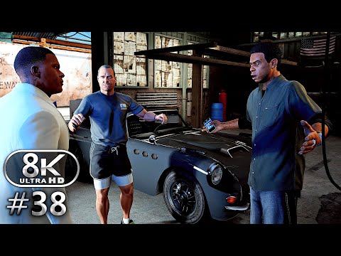 GTA V 8K Ultra Graphics Gameplay Walkthrough Part 38 - GTA V 8K 60FPS PC No Commentary