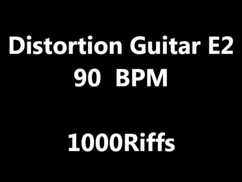 Distortion Guitar E2 Metronome : 90 BPM - Beats Per Minute
