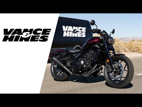 Vance & Hines: Honda Rebel Upsweep Slip-On