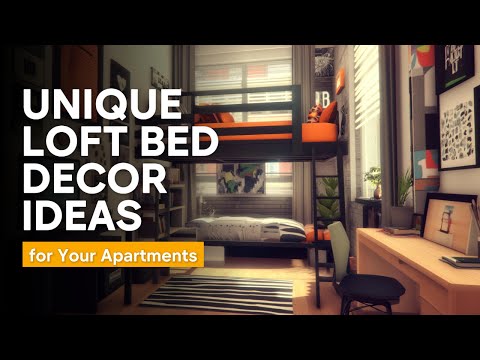 Unique Loft Bed Decor Ideas For Small Apartments - Think Vertical and Create More Space