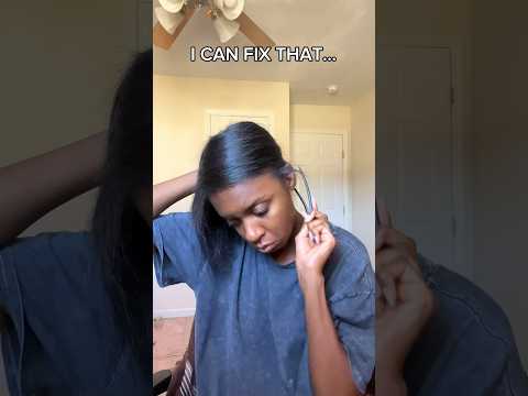 How to fix frizzy hair / how to wrap silk press #hair