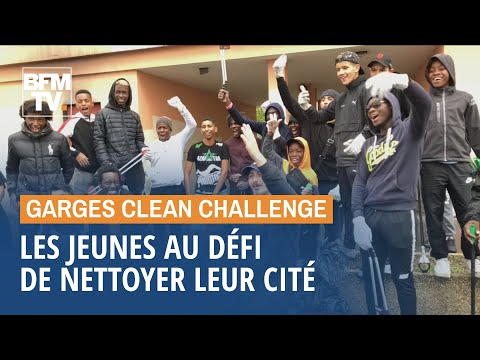 Garges clean challenge: les jeunes se mettent au défi de nettoyer leur cité #MaCitéVaBriller