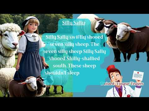 Top Ten Classic Tongue Twisters to leave you totally tongue tied.  #twistedtongueteasers