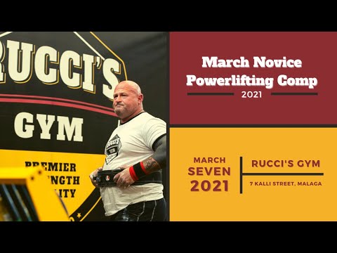2021 March Novice Powerlifting Competition
