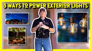 Three Ways To Power Patio Lights | GFCI Outlets
