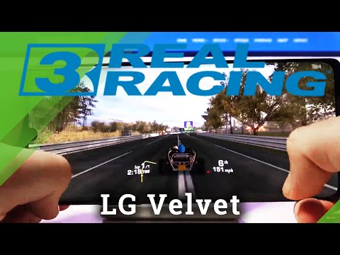 Real Racing 3 on LG Velvet – Gameplay