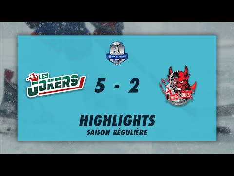 Jokers de Cergy-Pontoise 5-2 Diables Rouges de Briançon - Highlights - Synerglace Ligue Magnus 22/23