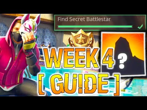 Secret Battlestar Week 4 Guide / Road Trip rewards - FORTNITE BATTLE ROYALE