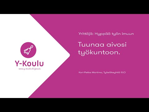 Y-Koulu: Tuunaa aivosi työkuntoon.