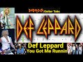 You Got Me Runnin' - Def Leppard - Guitar + Bass TABS Lesson